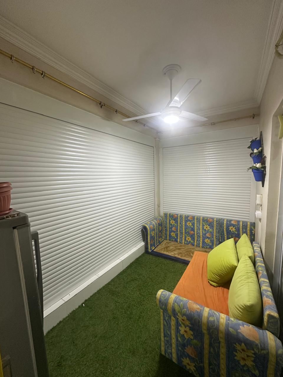 Veranda con tapparelle